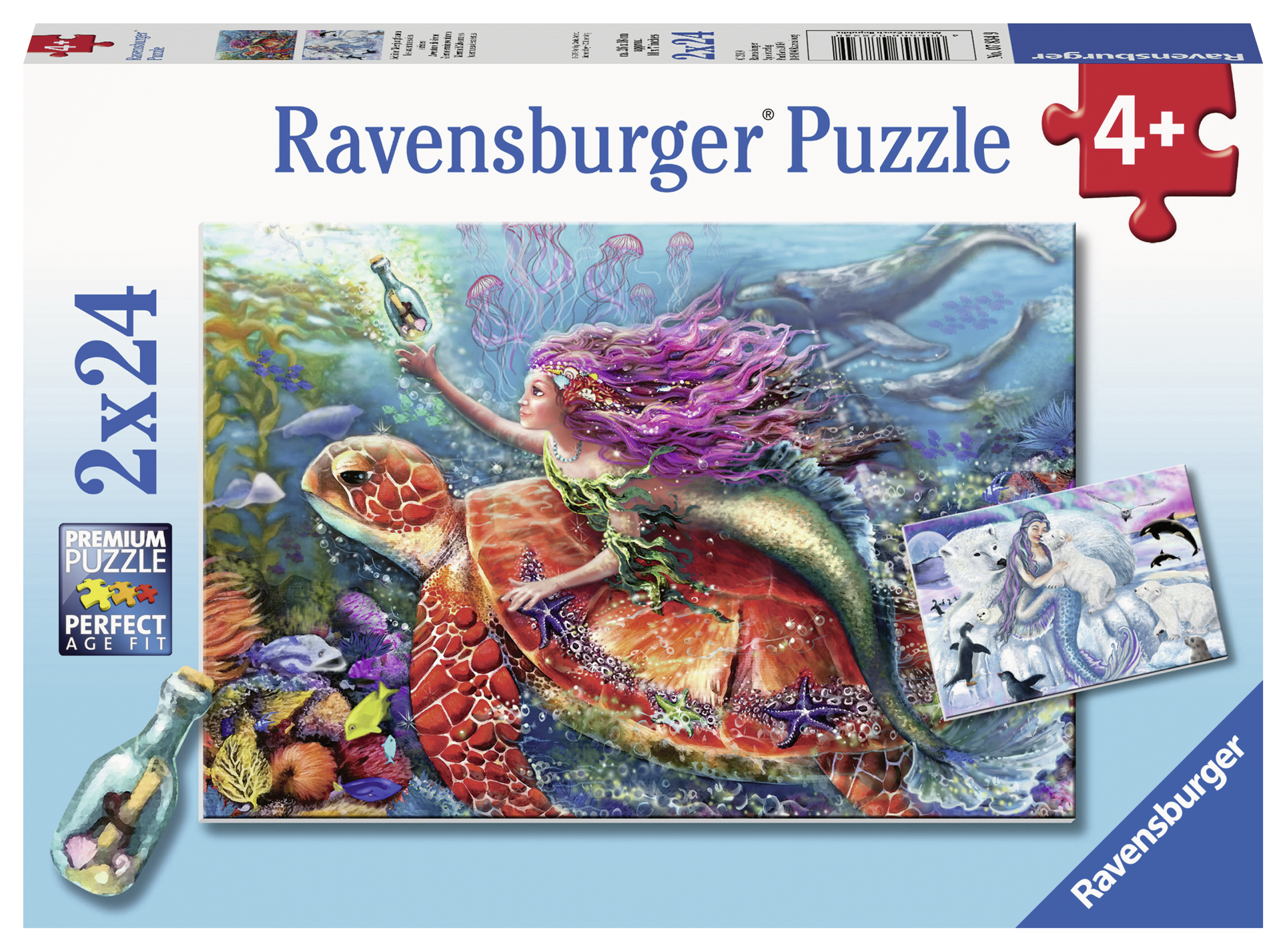 Ravensburger: Mermaid Adventures Puzzle 2x24pc