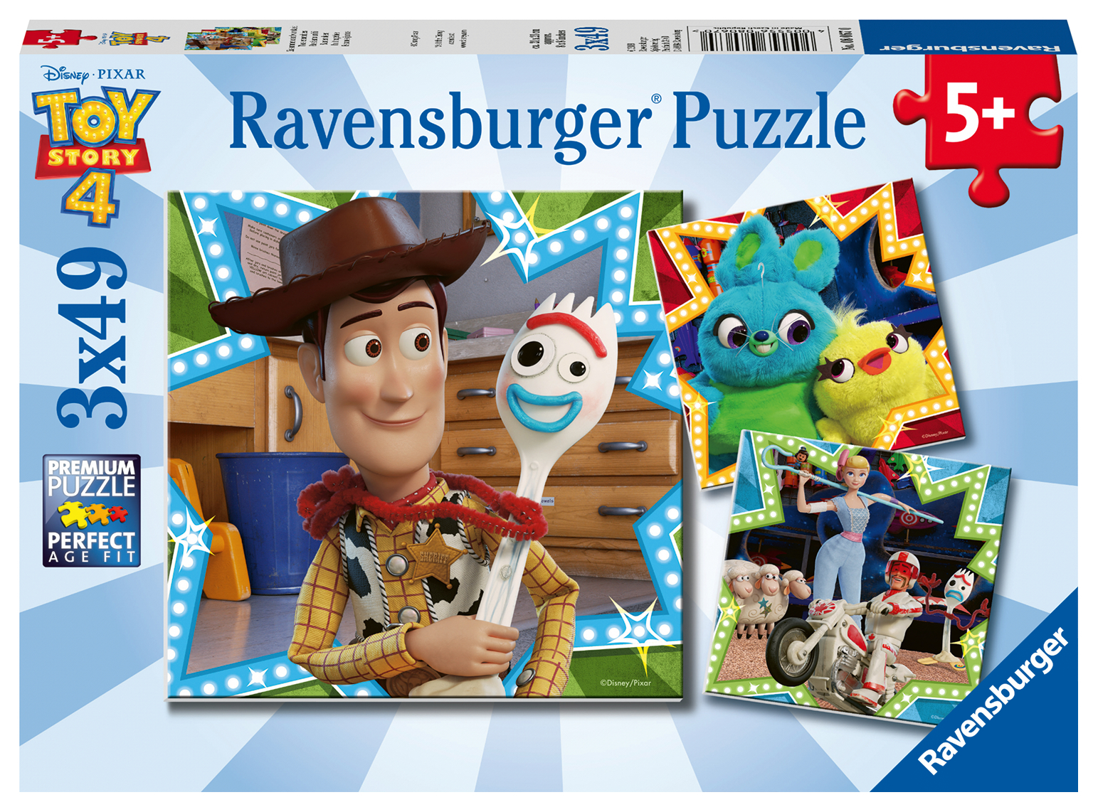 Ravensburger: Disney Toy Story 4 Puzzle 3x49pc