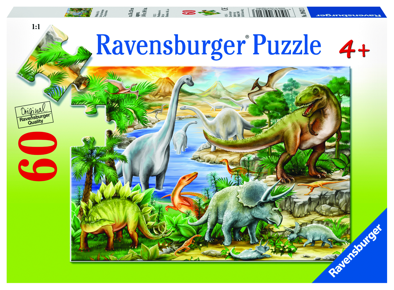 Ravensburger: Prehistoric Life Puzzle 60pc
