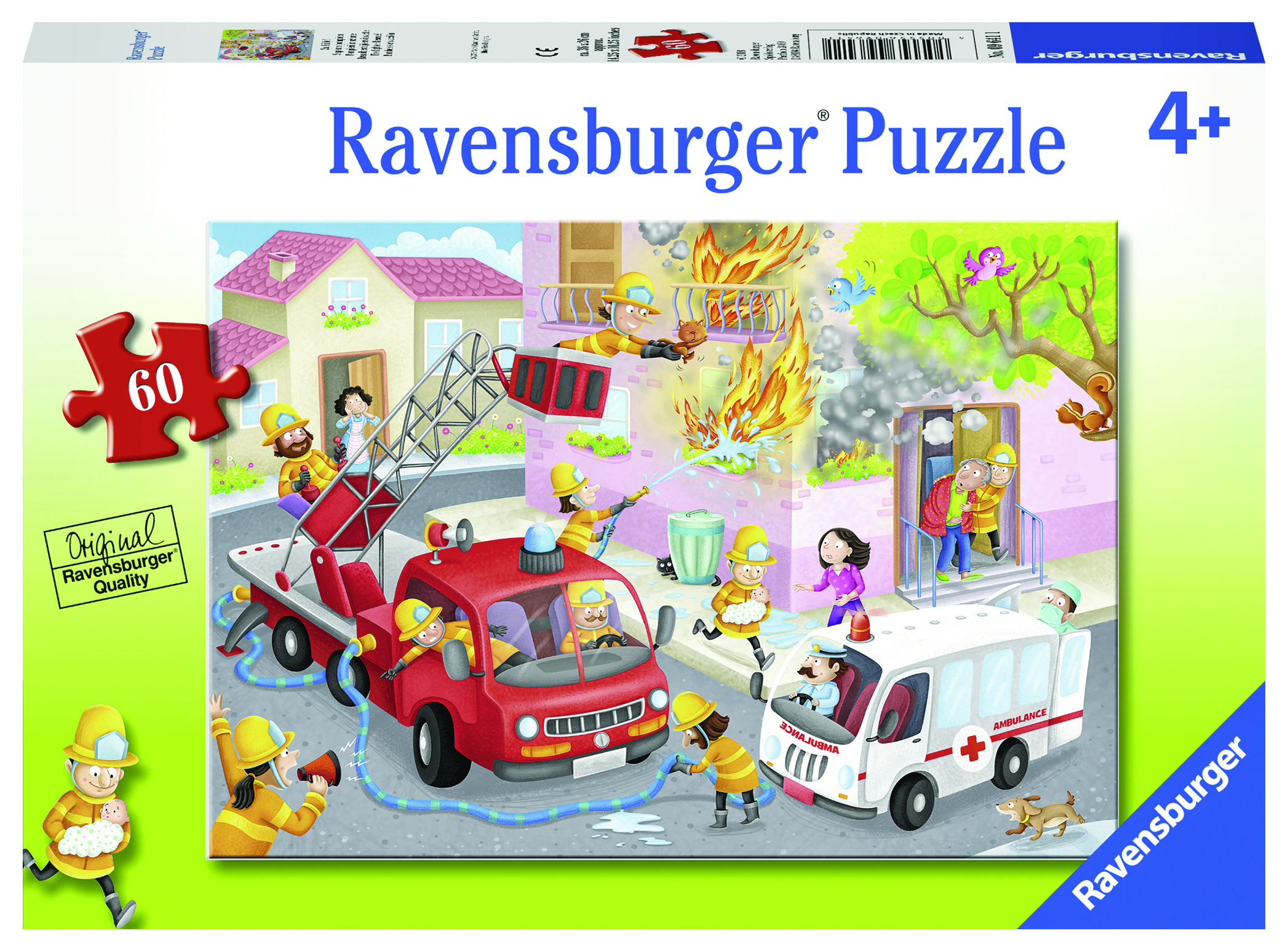 Ravensburger: Firefighter Rescue! Puzzle 60pc