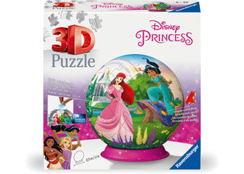 3D Puzzleball Disney Princess Jigsaw Puzzle 72pc