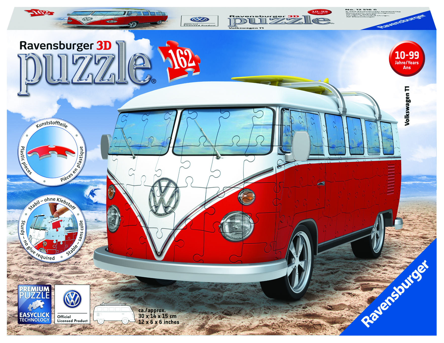 Ravensburger: VW Kombi Bus 3D Model 162pc