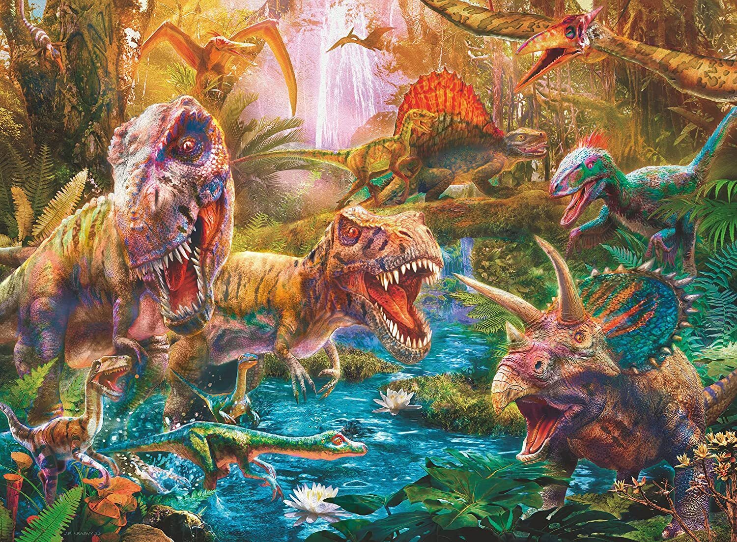 Ravensburger: T-Rex Attack 150pc