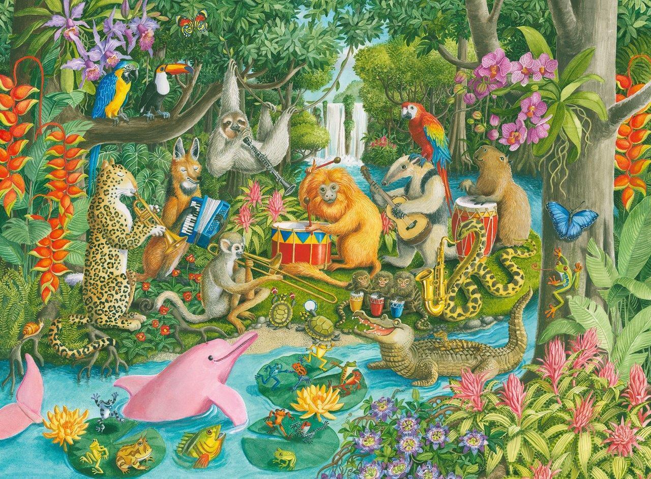 Ravensburger: Rainforest River Band 100pc