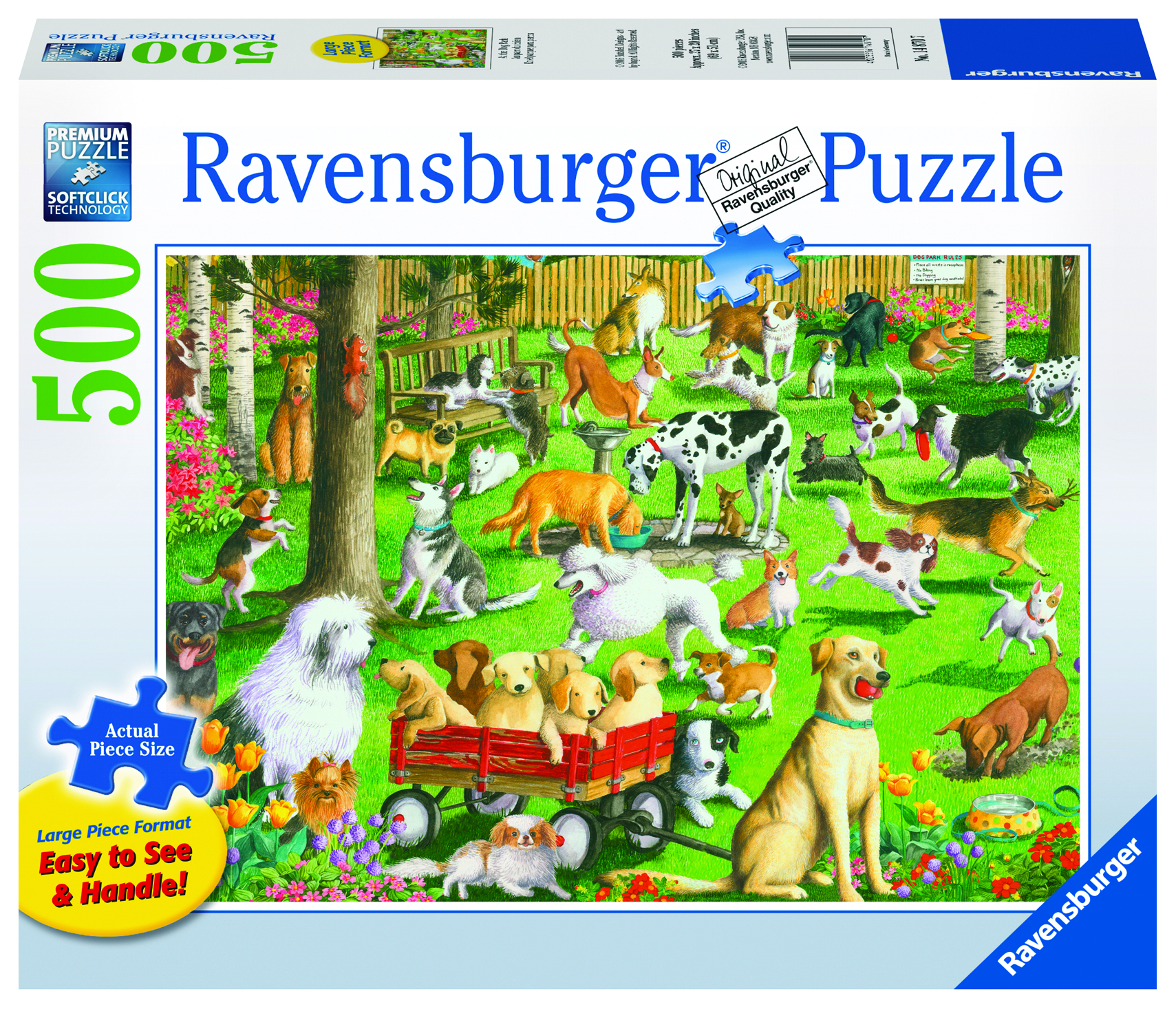 At the Dog Park Jigsaw Puzzle 500pc Large Format