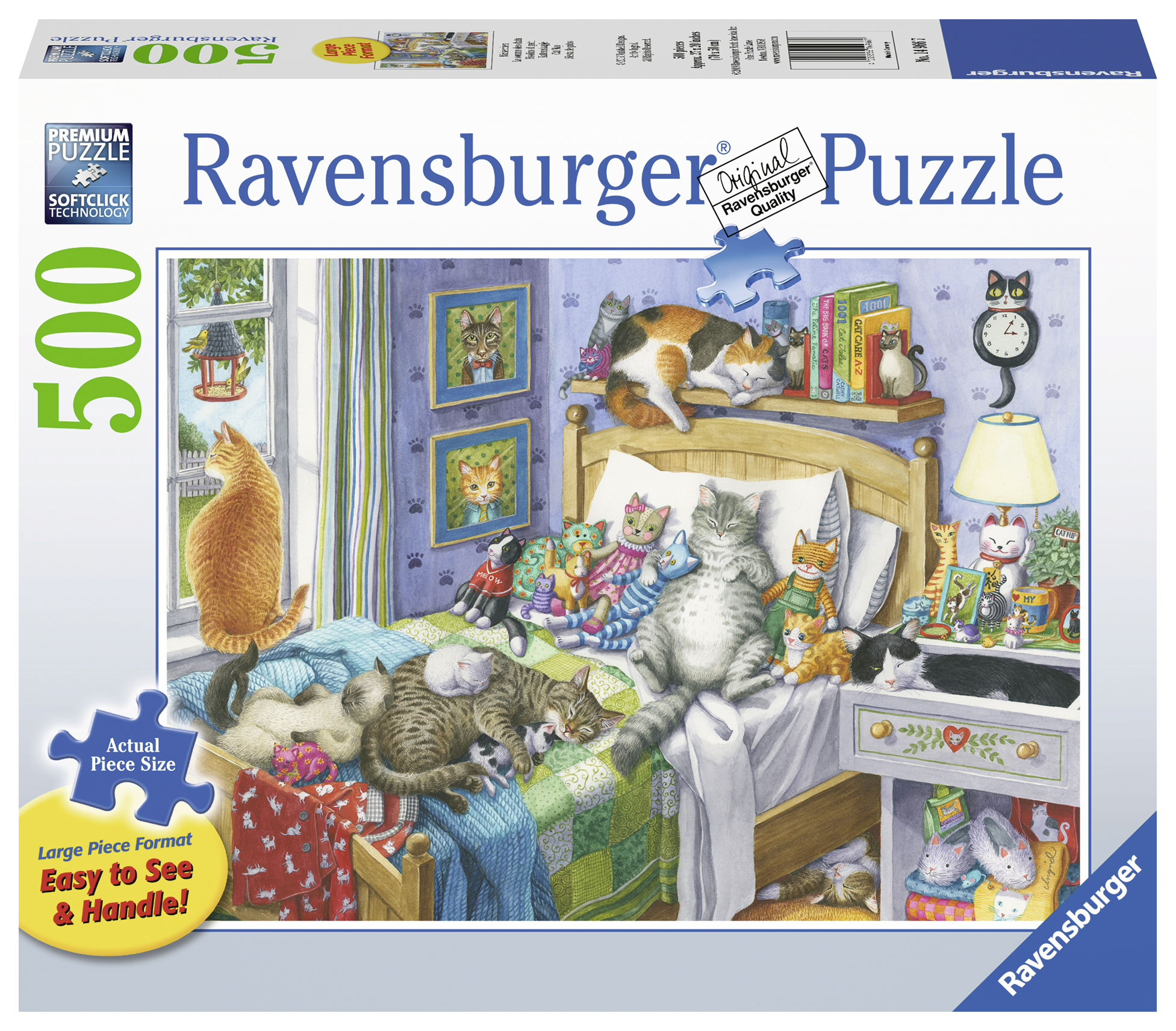 Cat Nap Jigsaw Puzzle 500pc Large Format