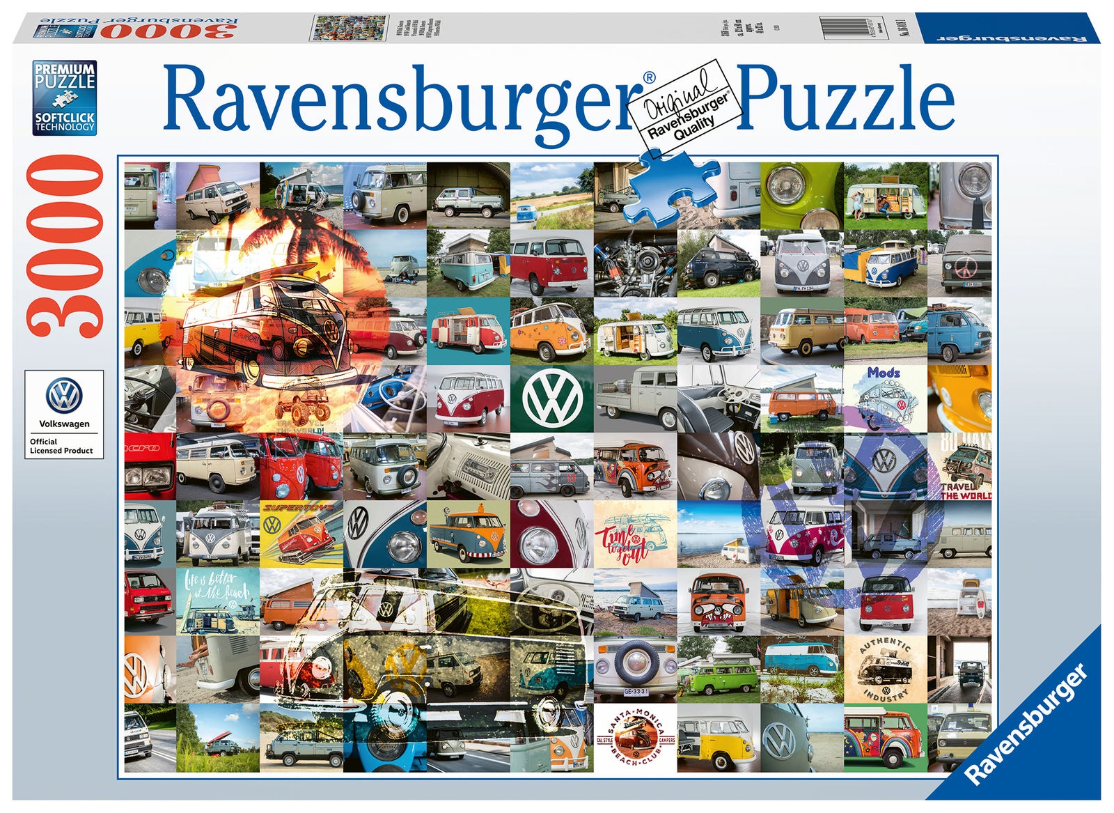 Ravensburger: 99 VW Bulli Moments 3000pc