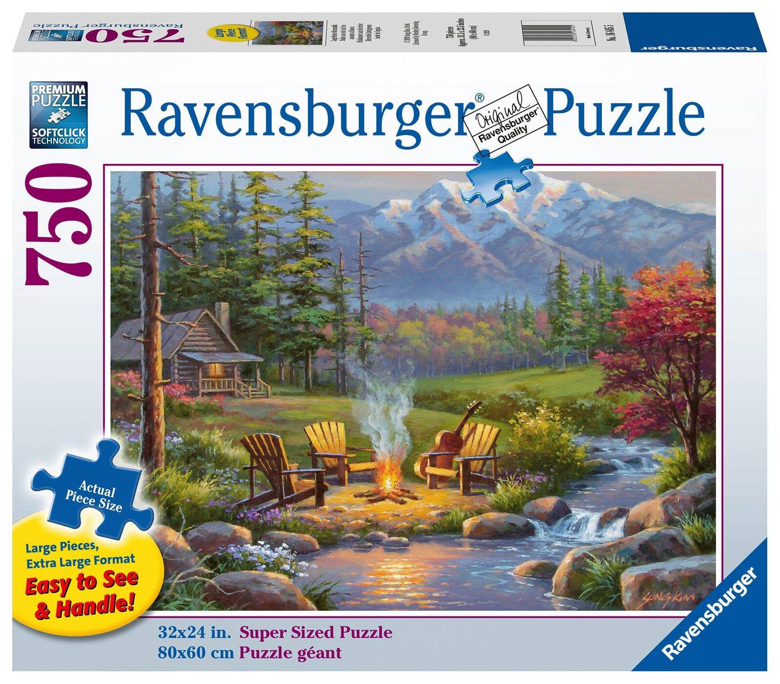 Riverside Livingroom Jigsaw Puzzle 750pc Large Format