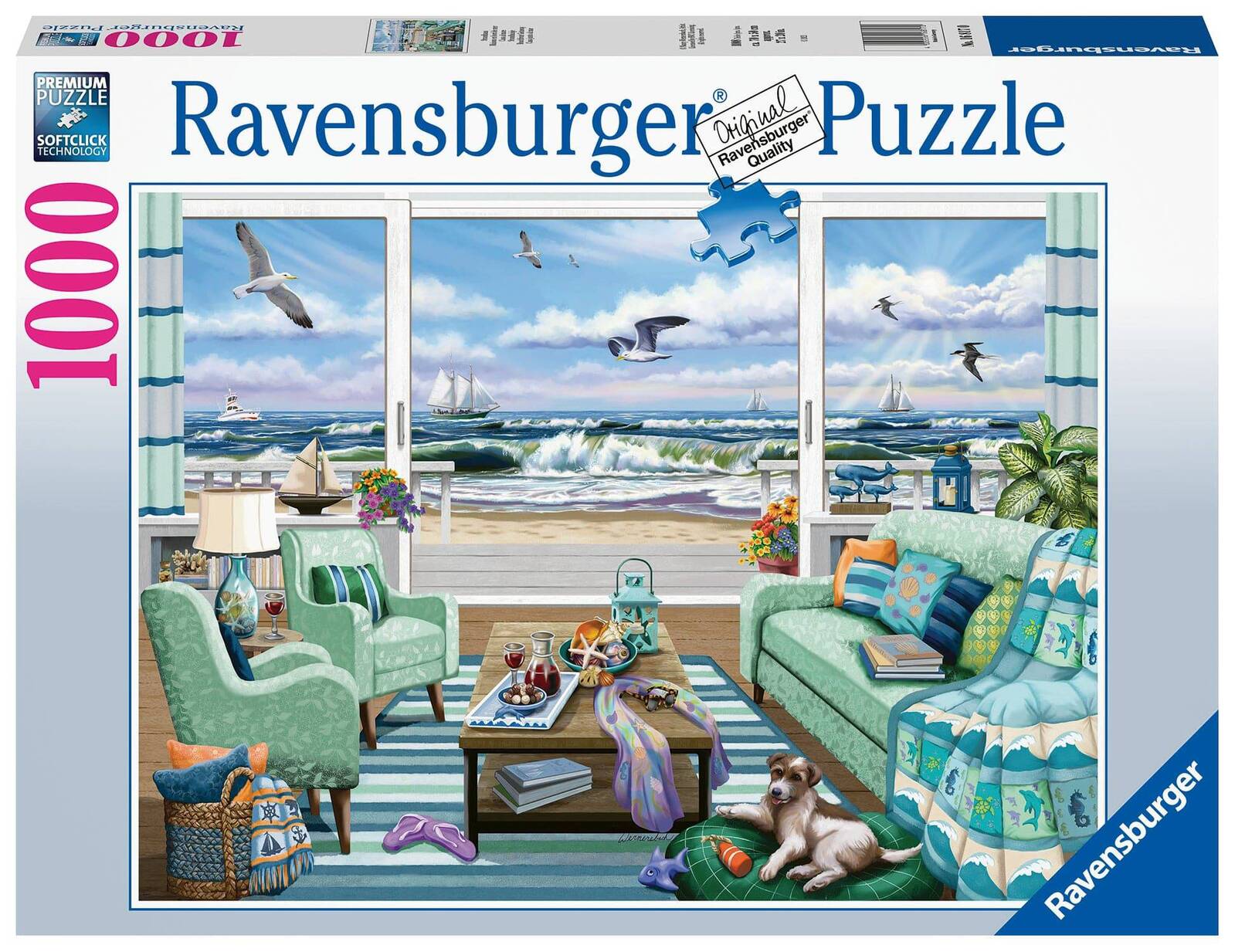 Ravensburger: Beachfront Getaway Puzzle 1000pc