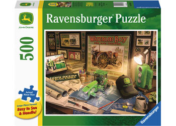 Ravensburger: John Deere Work Desk Puzzle 500pcLF