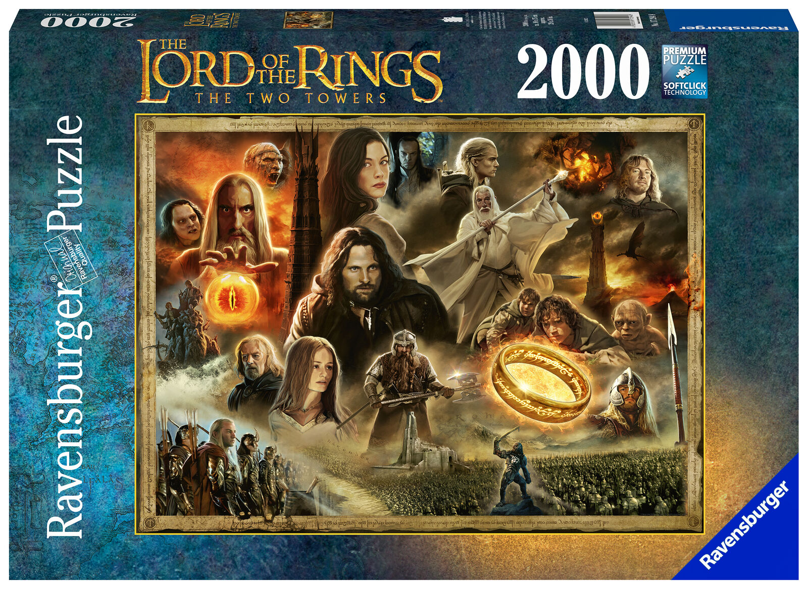 Lord of the Rings Two Towers Jigsaw Puzzle 2000pc