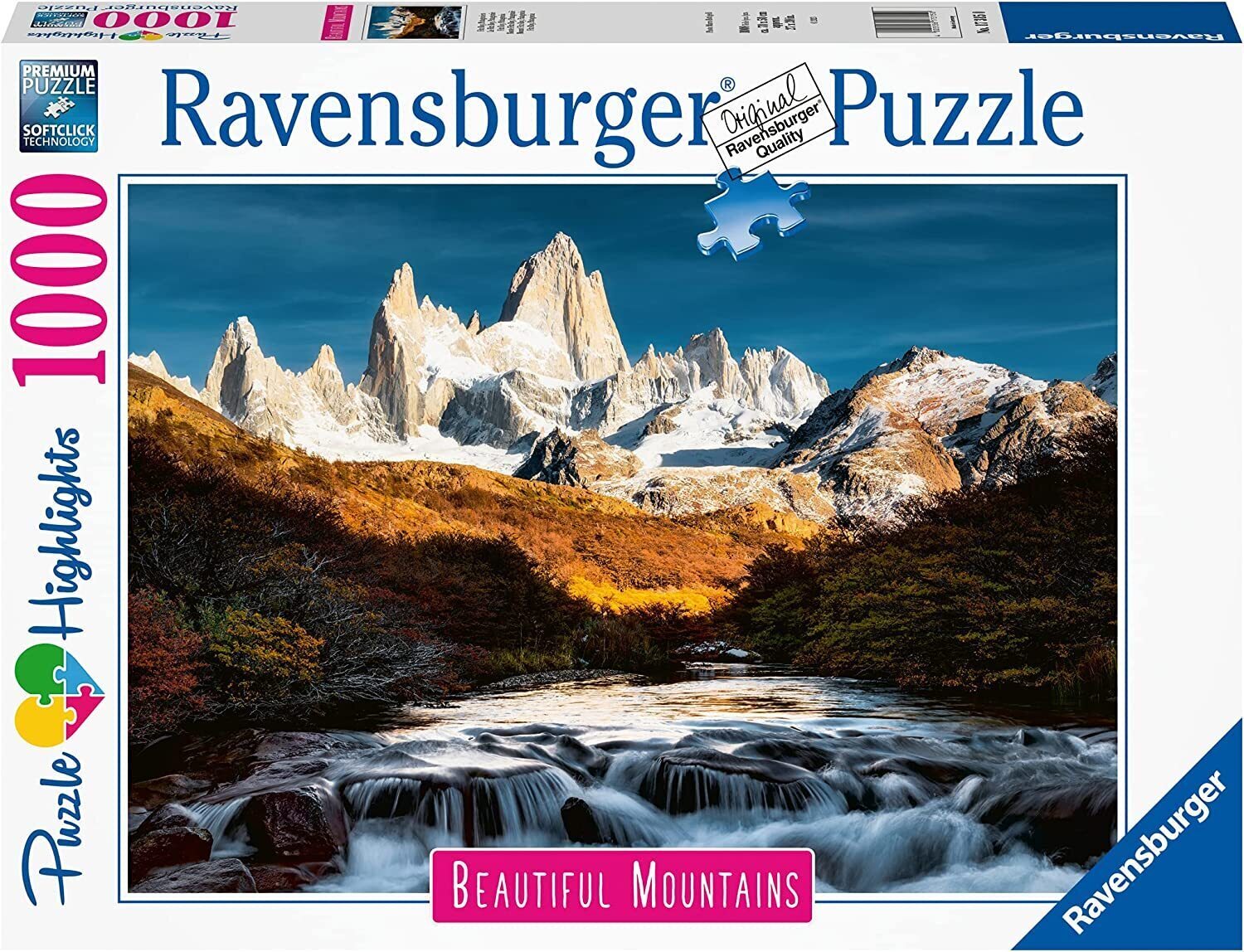 Ravensburger: Mount Fitz Roy, Patagonia 1000pc