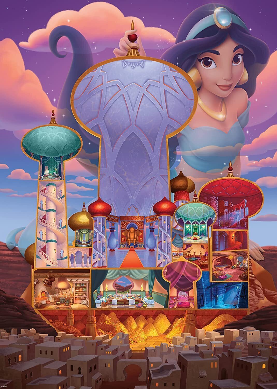 Ravensburger: Disney Castles: Jasmin 1000pc
