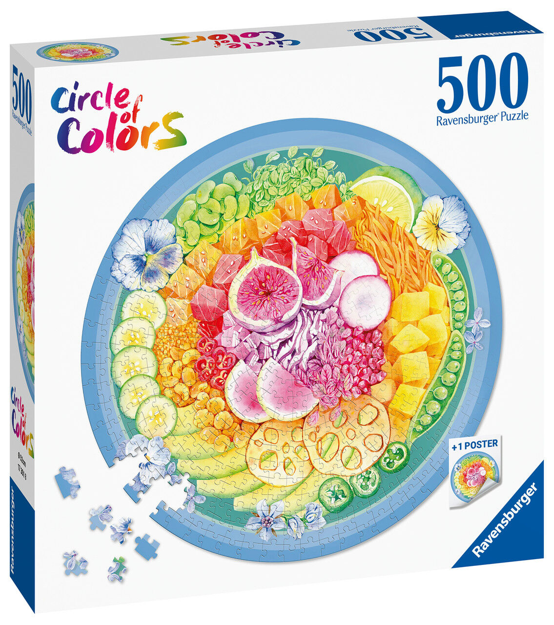 Circle of Colours: Poke Bowl Jigsaw Puzzle 500pc
