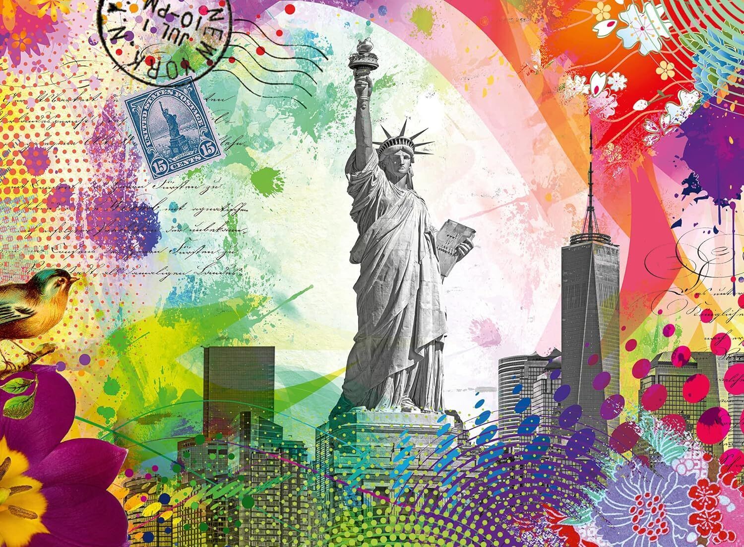 Ravensburger: New York Postcard Puzzle 500pc