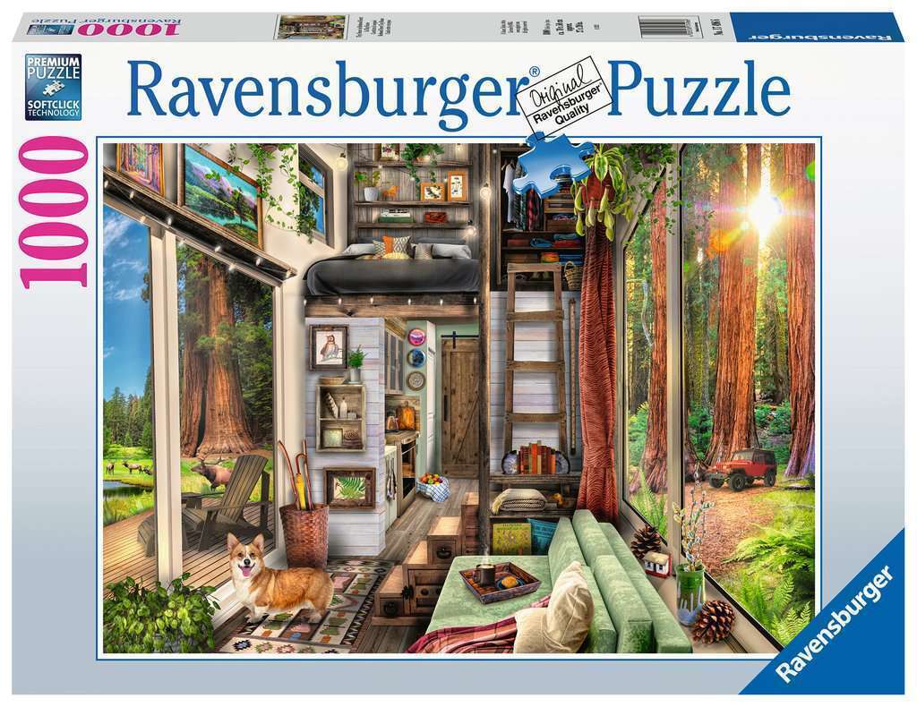 Ravensburger: Redwood Forest Tiny House 1000pc