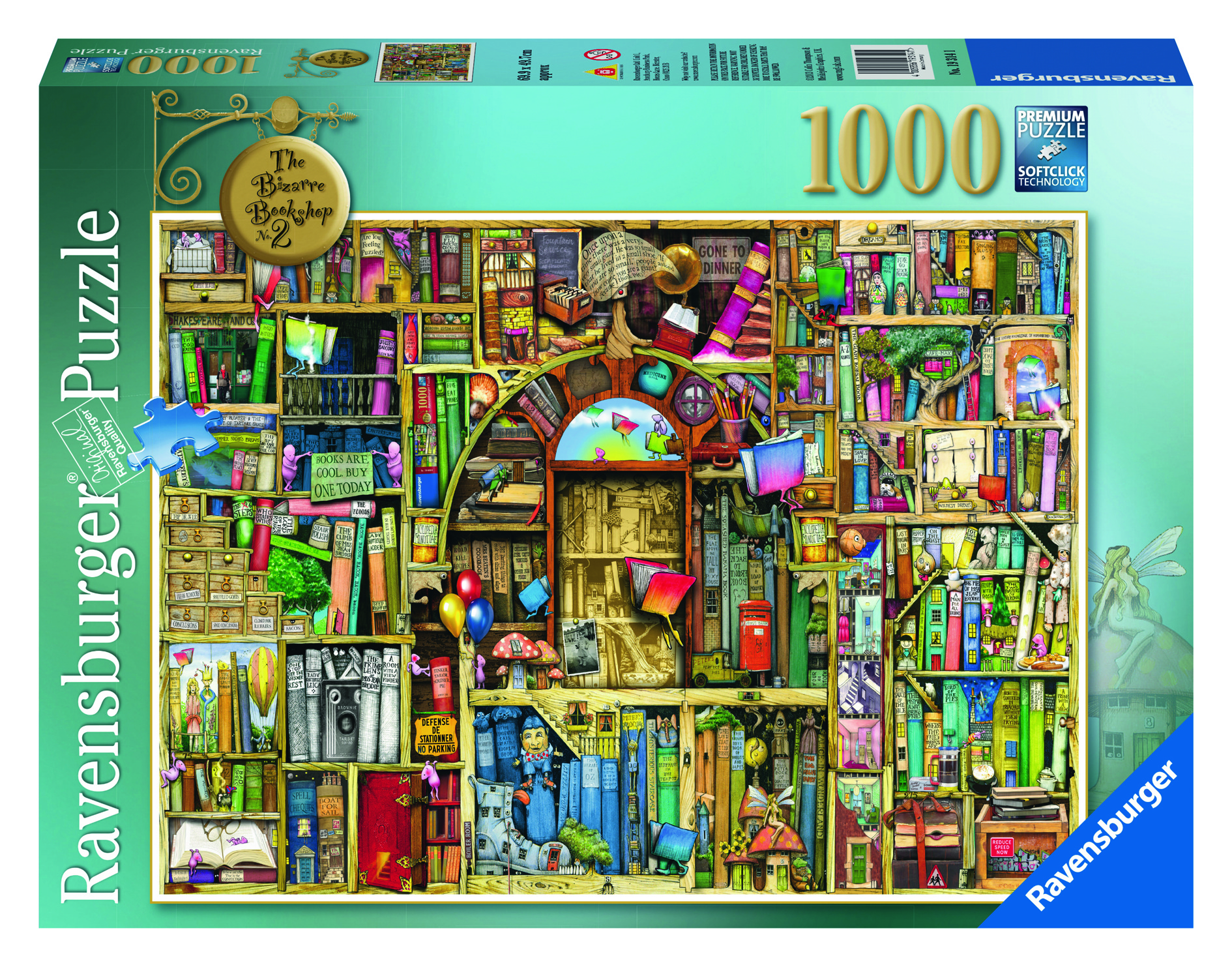 Ravensburger: The Bizarre Bookshop 2 Puzzle 1000pc