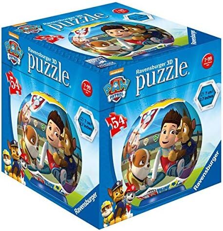Paw Patrol 3D Puzzleball Jigsaw Puzzle 55pc