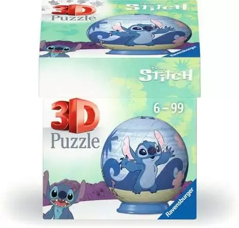 Stitch 3D Puzzleball Jigsaw Puzzle 55pc