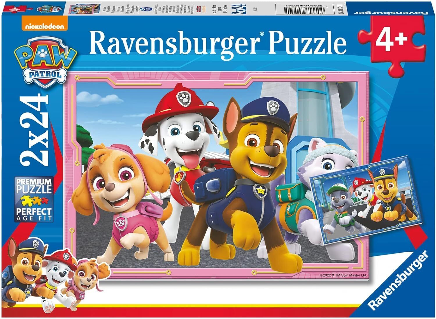 Ravensburger: Paw Patrol Dog Heroes 2x24p