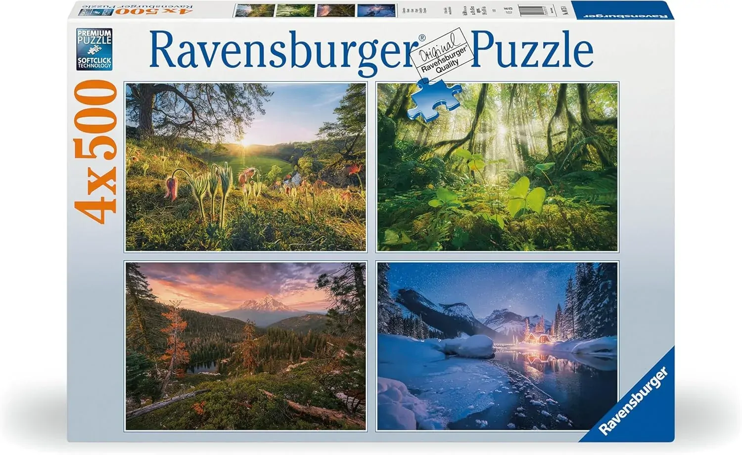 Ravensburger - 4 Seasons 4x500 Pc Puzzle