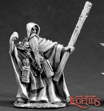 Reaper Dark Heaven Legends: 03393 Vistaril Quillscratch, Wizard