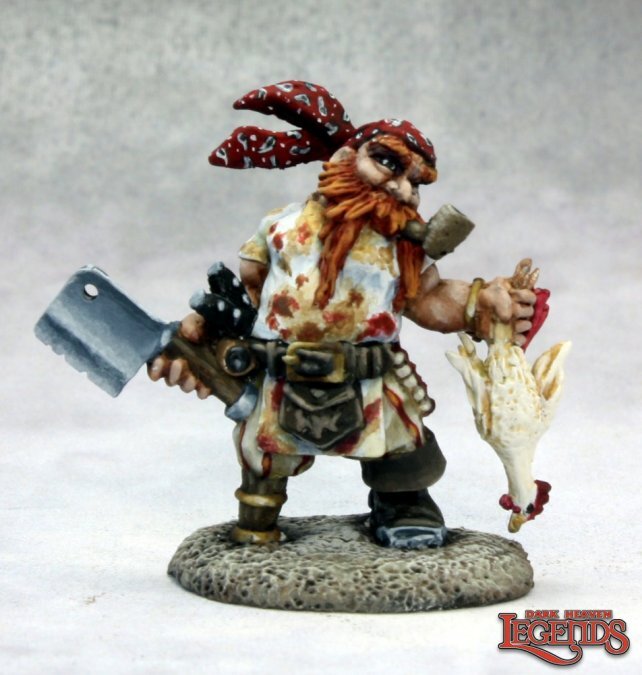 Dark Heaven Legends: 03626 Gruff Grimecleaver, Dwarf Pirate