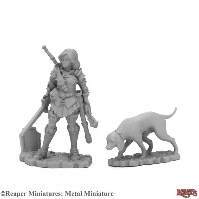 Dark Heaven Legends: 03970 ReaperCon Iconic: Duskwarden and Hound