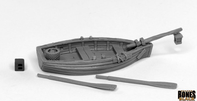 Reaper Bones Black: 44032 Dreadmere Fishing Boat