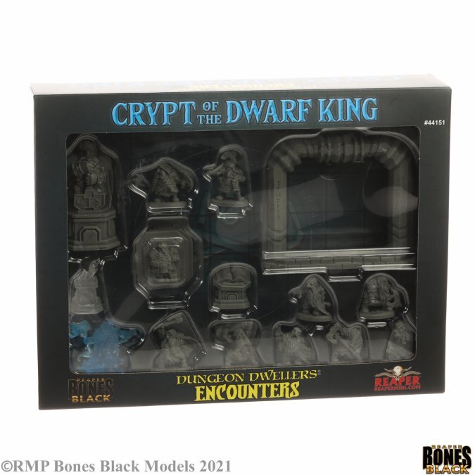 Reaper Bones Black: Crypt of the Dwarf King Boxed Set