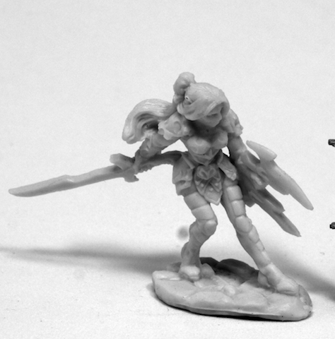 Reaper Bones: 77420 Aundine, Dark Elf Warrior
