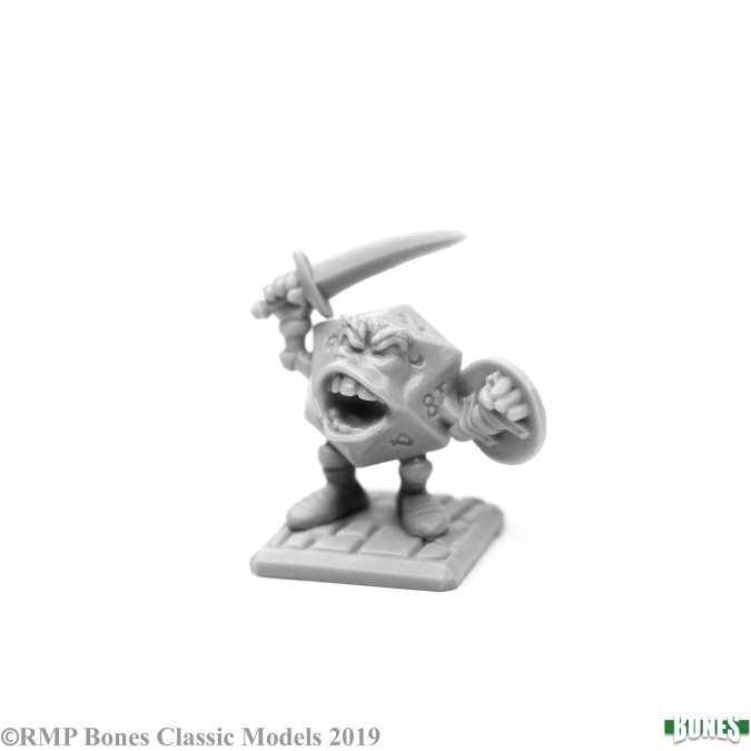 thumbnail image 2 of REAPER Sir Vigintor - D20 Plastic Miniature Figure For Tabletop RPG, Fantasy Gaming, Dark Heaven Bones Line 2 of 11