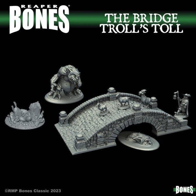 Reaper Bones Classic 77765: The Bridge Troll's Toll