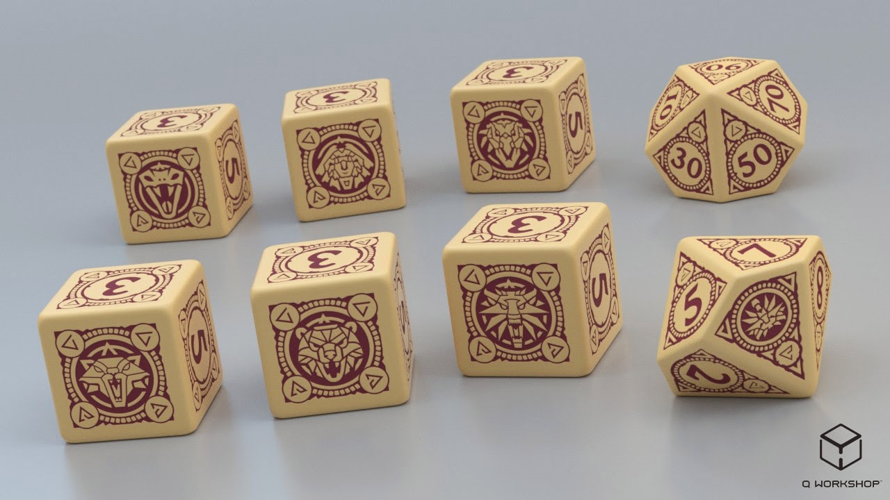 The Witcher Tabletop Roleplaying Game: The Witcher TTRPG Essentials Dice Set