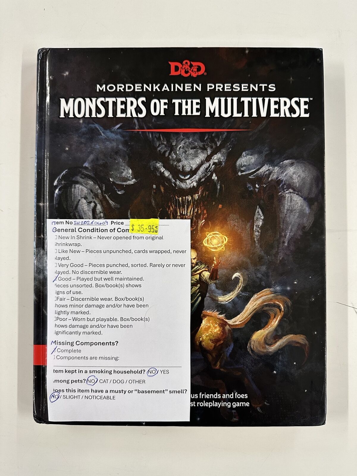 D&D 5th Ed Mordenkainen Presents Monsters of the Multiverse (Second Hand)