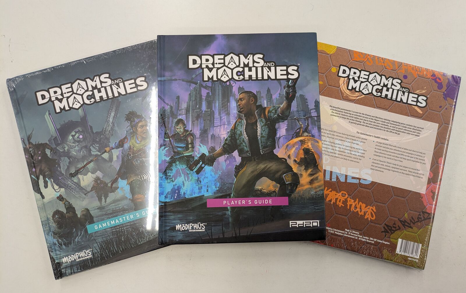 [Second Hand] Dreams & Machines Bundle - Player's Guide, Gamesmaster's Guide, Gamemaster's Toolkit