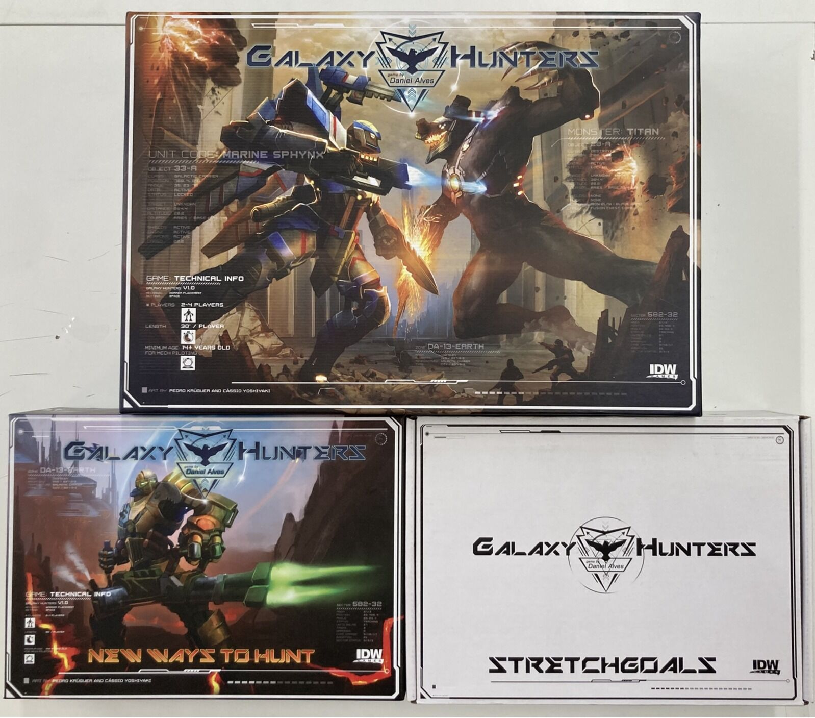 Galaxy Hunters Kickstarter Bundle (Second Hand)