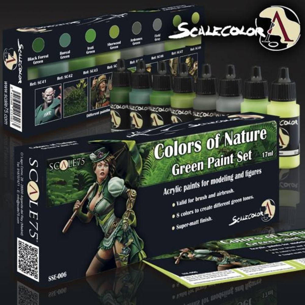 Scale 75 Scalecolor Colours and Nature Paint Set