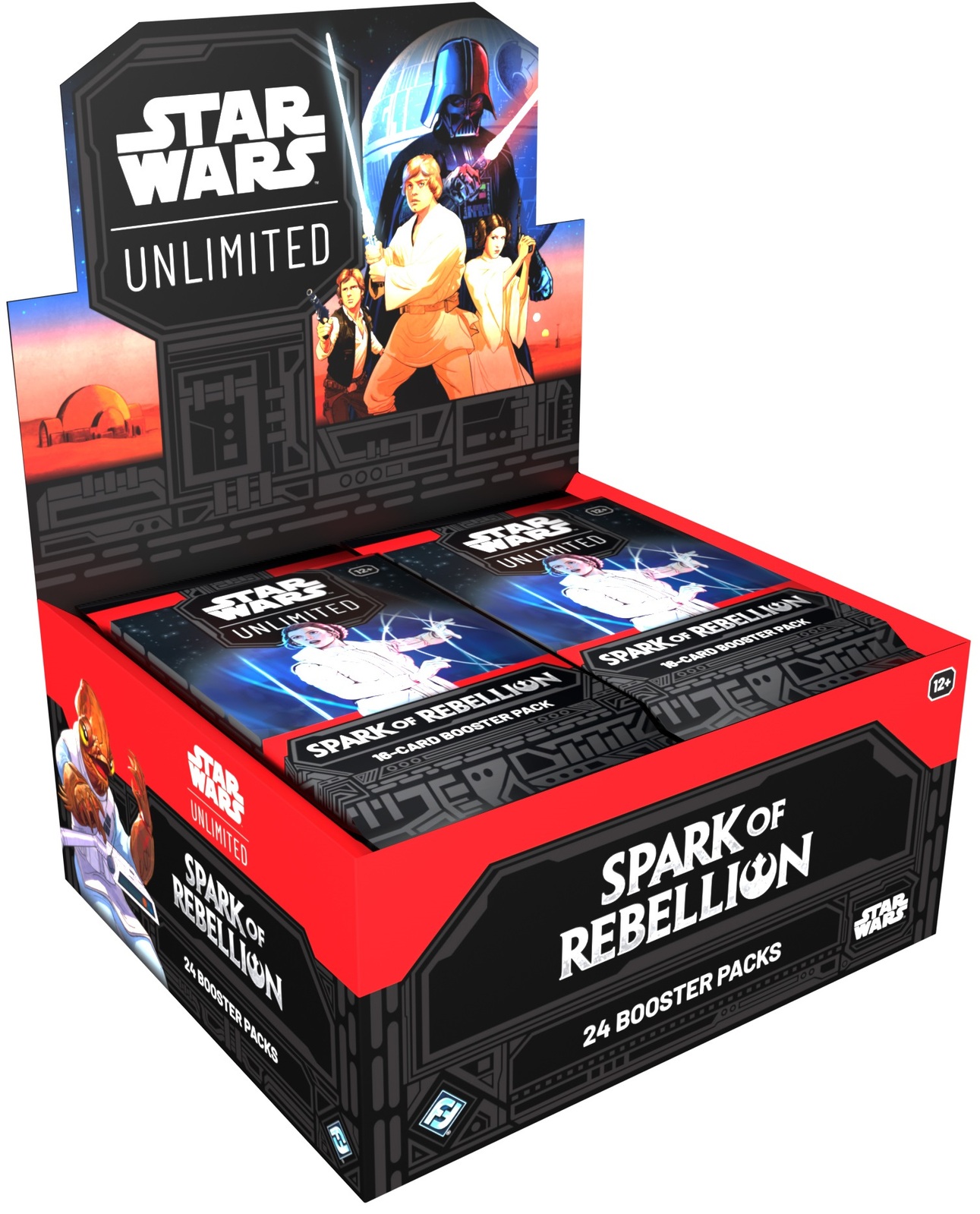 Star Wars Unlimited: Spark of Rebellion Booster Display
