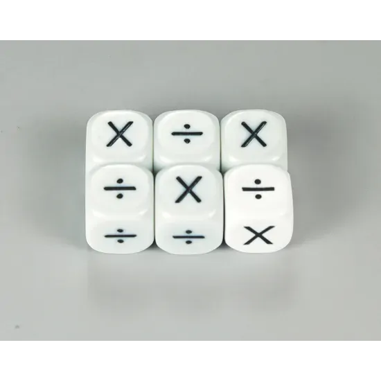 Maths Operations Dice - Divide and Multiply Signs (1)
