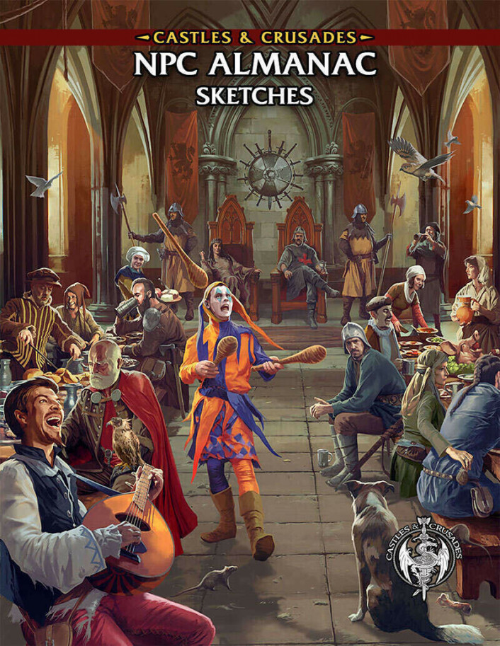 Castles and Crusades RPG: NPC Almanac - Sketches