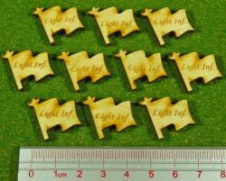 Light Infantry Tokens (10)