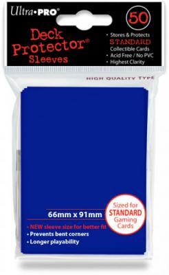 Ultra-Pro Deck Protector Sleeves: Blue Solid (50)