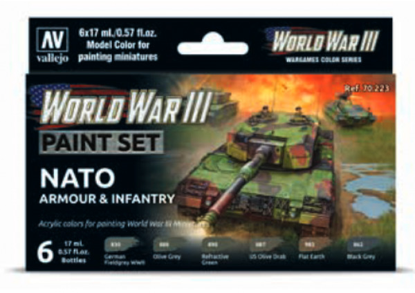 Team Yankee: World War III NATO Armour & Infantry Paint Set
