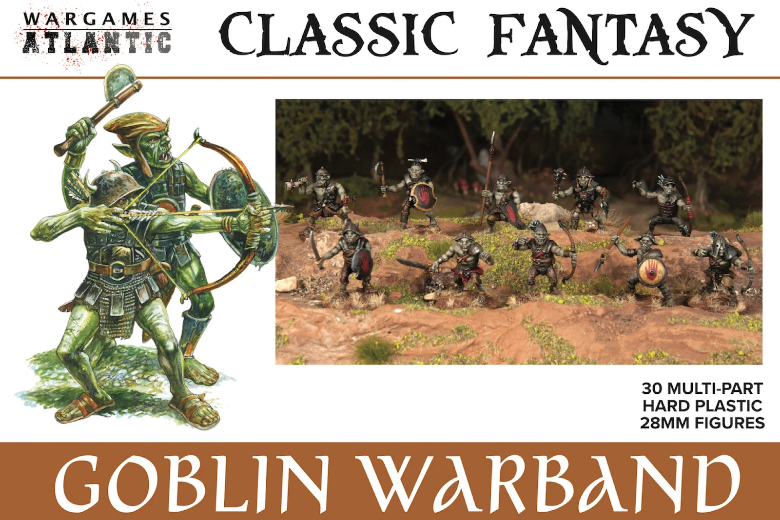 Classic Fantasy: Goblin Warband - 30 x 28mm Figures