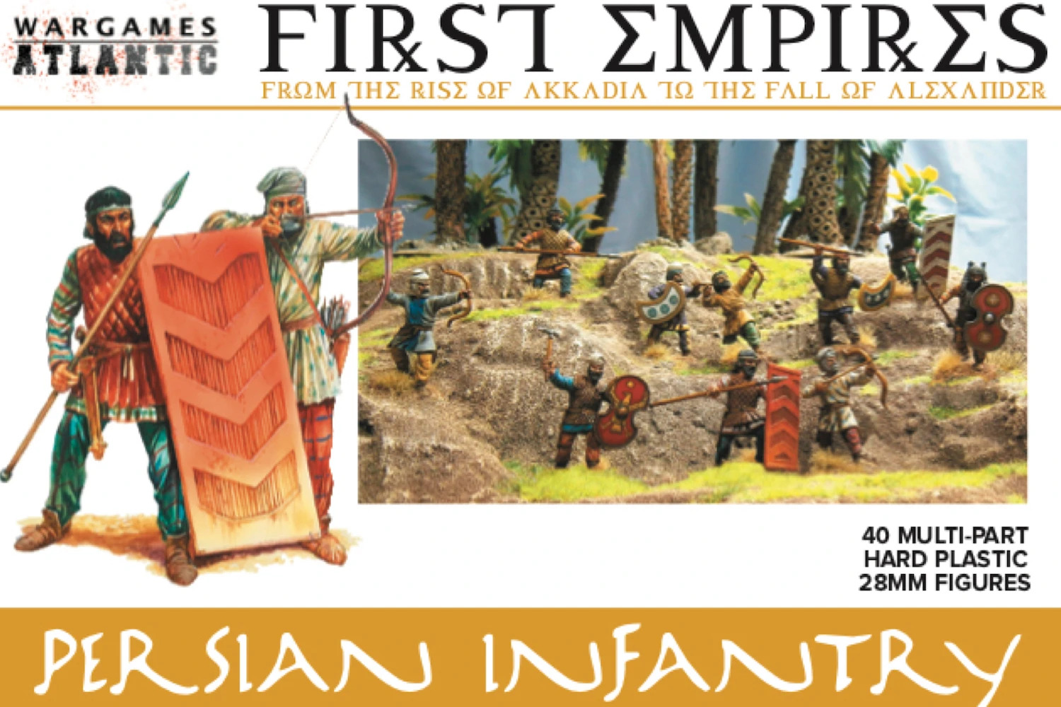 Persian Infantry - 40 28mm First Empires Warriors