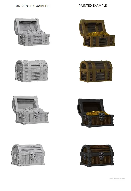 D&D Nolzurs Marvelous Unpainted Minis: Chests