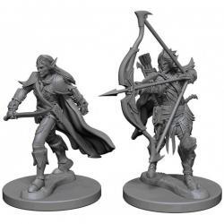 Pathfinder Deep Cuts Unpainted Minis — Male Elf Fighter