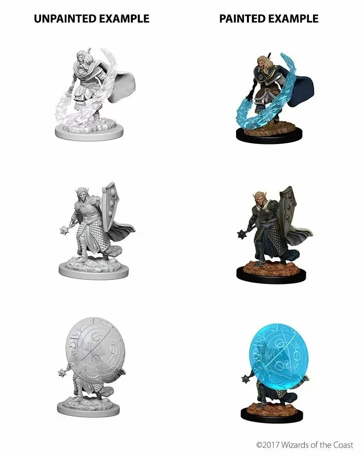 D&D Nolzurs Marvelous Unpainted Minis: Elf Male Cleric
