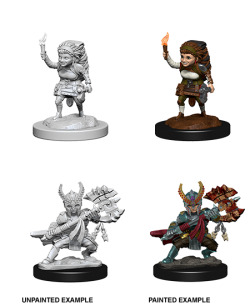 D&D Nolzurs Marvelous Unpainted Minis: Female Halfling Fighter